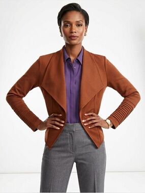 SHEIN Frenchy Women Spring/Autumn Casual Jacket With Large Lapel Co…